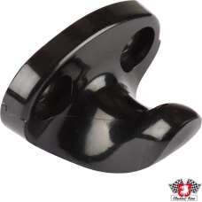 Coat hook, black