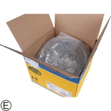 Headlight with chrome rim, with E-mark, OE quality. Can be used for vehicles 8/1964–7/1969 without using parking light