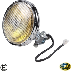 Fog light, Hella 118, yellow, chrome, left/right. With E-mark