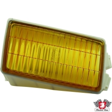 Lens for fog lamp, yellow, left