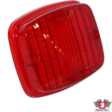 Lens for fog lamp, rear, red, left/right, without E-mark. NOT STREET LEGAL IN EU