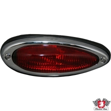 Tail light assembly with rubber seal, left. Without E-mark