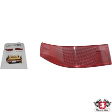 Lens for tail light, red, left, with E-mark