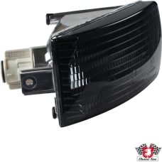 Indicator, front, smoked, right. With USA socket but European socket can fit