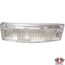 Lens for indicator, front, clear, left/right, with E-mark
