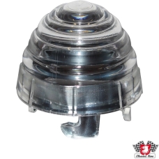 Lens for indicator, front, round, clear, left/right, without E-mark