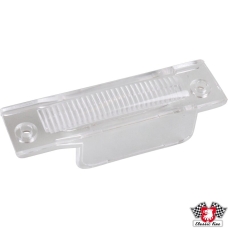Lens for license plate light