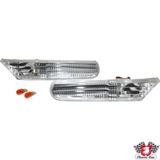 Side marker lamp set, clear, E-marked