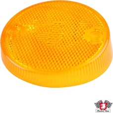 Side marker lamp lens, yellow, left
