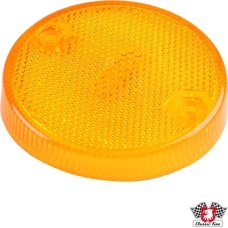 Side marker lamp lens, yellow, right