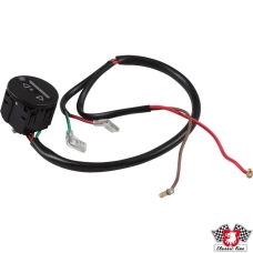 Switch for seat adjustment, black. Vertical adjustment front/rear