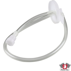 Cap with hose for washer reservoir