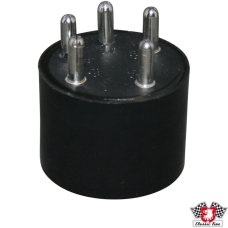 Relay, black, round