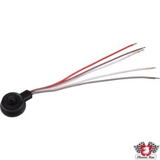 Multiple electrical plug connection with female end, 5 leads