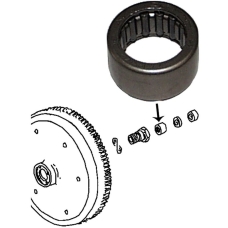 Pilot bearing, gland nut, for 8110450906
