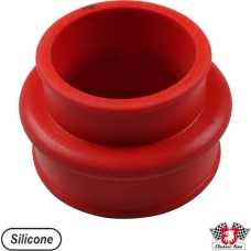 Manifold boot for air intake, silicone, red, heavy duty
