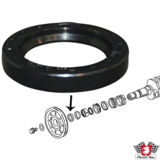 Oil seal for crankshaft/pulley, 42x62x10 mm