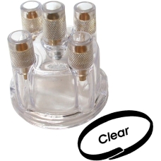 Distributor cap, clear transparent. Fits Bosch distributors