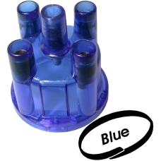 Distributor cap, blue transparent. Fits Bosch distributors
