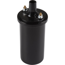 Ignition coil, 12 Volt, black, economy quality