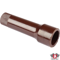 Spark plug connector, short, 1K-Ohm, brown