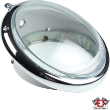 Headlight housing, metal, US style, left/right. Comes without Headlight insert