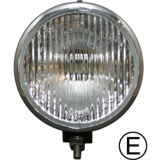 Fog light, halogen, Ø160x60, chrome. With E-mark