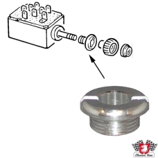 Dashboard switch escutcheon nut, M14x1. For headlamp, wiper, a.o.