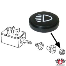 Cap for headlamp switch knob