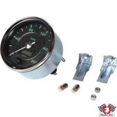 Speedometer, km/h, 356 replica, digital signal. VDO speed sender 8199602008 needed