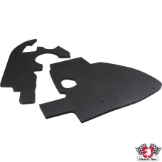 Firewall mat under dashboard, left/right