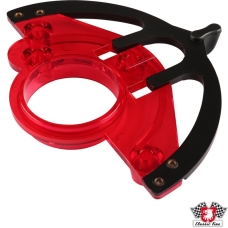 Heating control lever, red, late version. 2 pieces needed