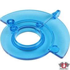 Heating control lever, blue, early version. 1 piece needed