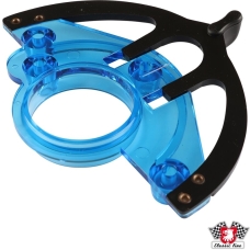 Heating control lever, blue, late version. 1 piece needed