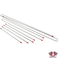 Brake line kit, 6 pieces