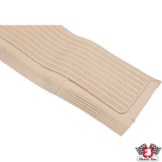 Door sill rubber mat set, beige, left/right