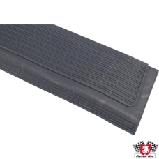 Door sill rubber mat set, dark blue, left/right