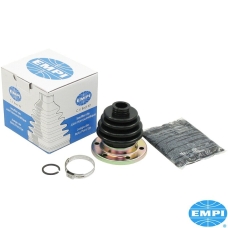 Axle boot set with flange for CV joint, rear, for I.R.S., 4 pieces