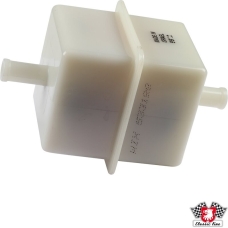 Fuel filter, 8 mm inlet tube, 8 mm outlet tube